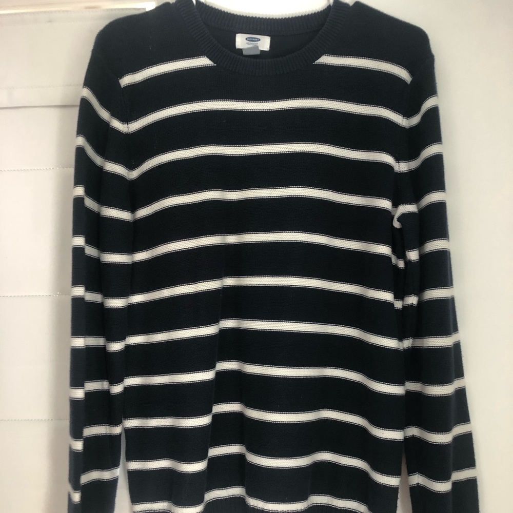 Striped Navy Blue Sweater